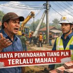 Warga Keluhkan Biaya Tinggi Pemindahan Tiang Listrik PLN Tanru Tedong Sidrap