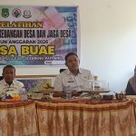 Pelatihan Pengelolaan Keuangan dan Jaga Desa Digelar di Desa Buae, Kadis PMDPPA  Sidrap:  Jaga Desa hadir Mengontrol Keuangan Desa