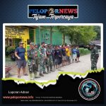 Wujud Sinergi Pendidikan: Personel Koramil 1419-02/Enrekang Bahu-Membahu Cor Lantai SD Inpres 117