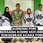 Sidrap Tuan Rumah Porsenijar PGRI Sulsel 2026, Dandim 1420 Nyatakan Dukungan Penuh