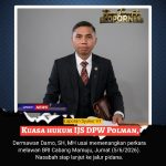 Penasihat Hukum IJS DPW Polman Menangkan Perkara Melawan BRI, Nasabah Siap Lanjut ke Ranah Pidana   