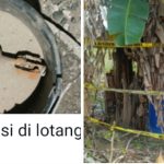 Warga Temukan Benda Diduga Mortir di Desa Buae, Lokasi Dipasang Police Line