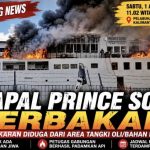 KM Prince Soya Terbakar di Pelabuhan Samarinda, Jadwal Pelayaran Terdampak