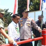Dukung Program Nasional, Kapolres Sidrap Hadiri Peresmian Jembatan Garuda Merah – Putih
